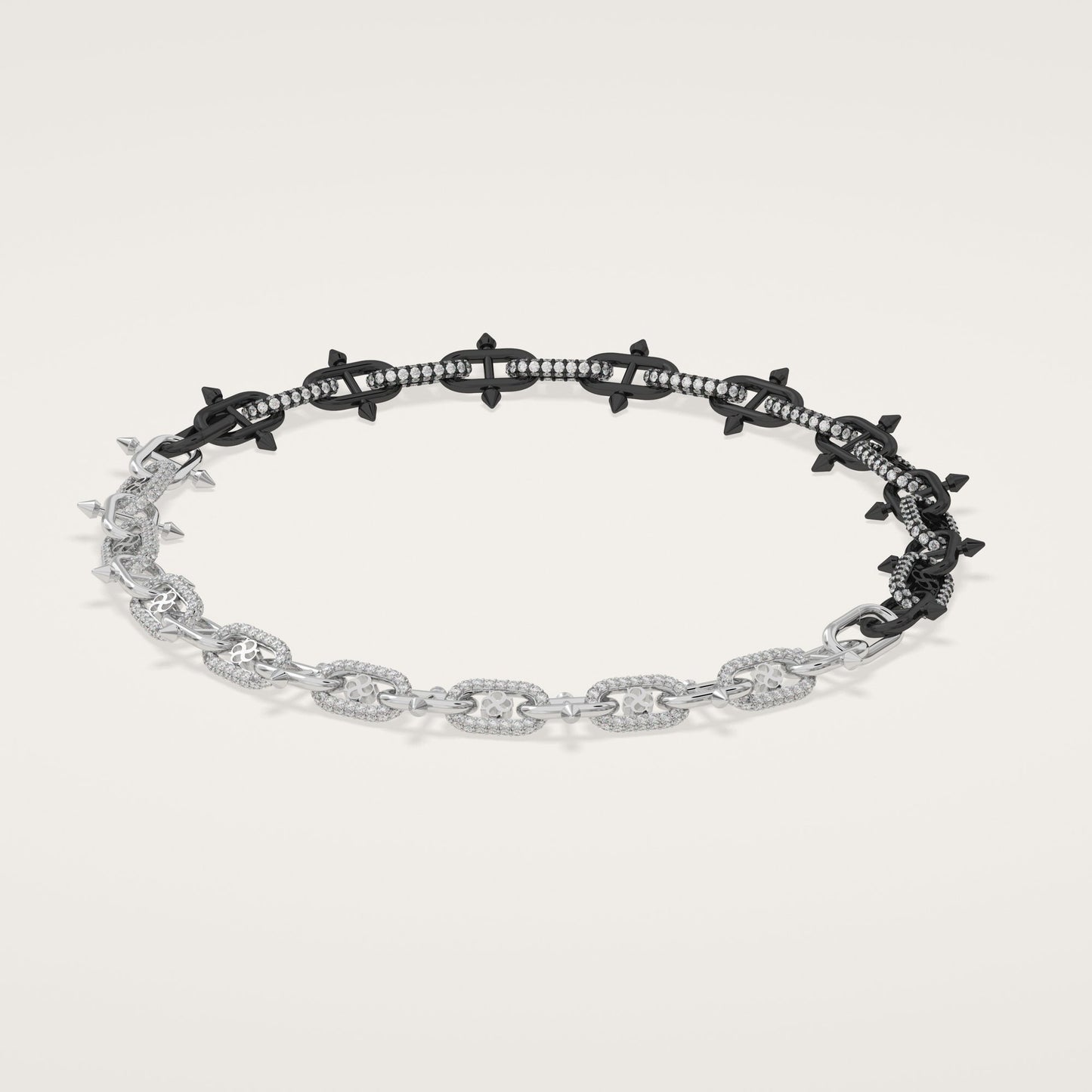 ÉPINGLE Necklace Encrusted