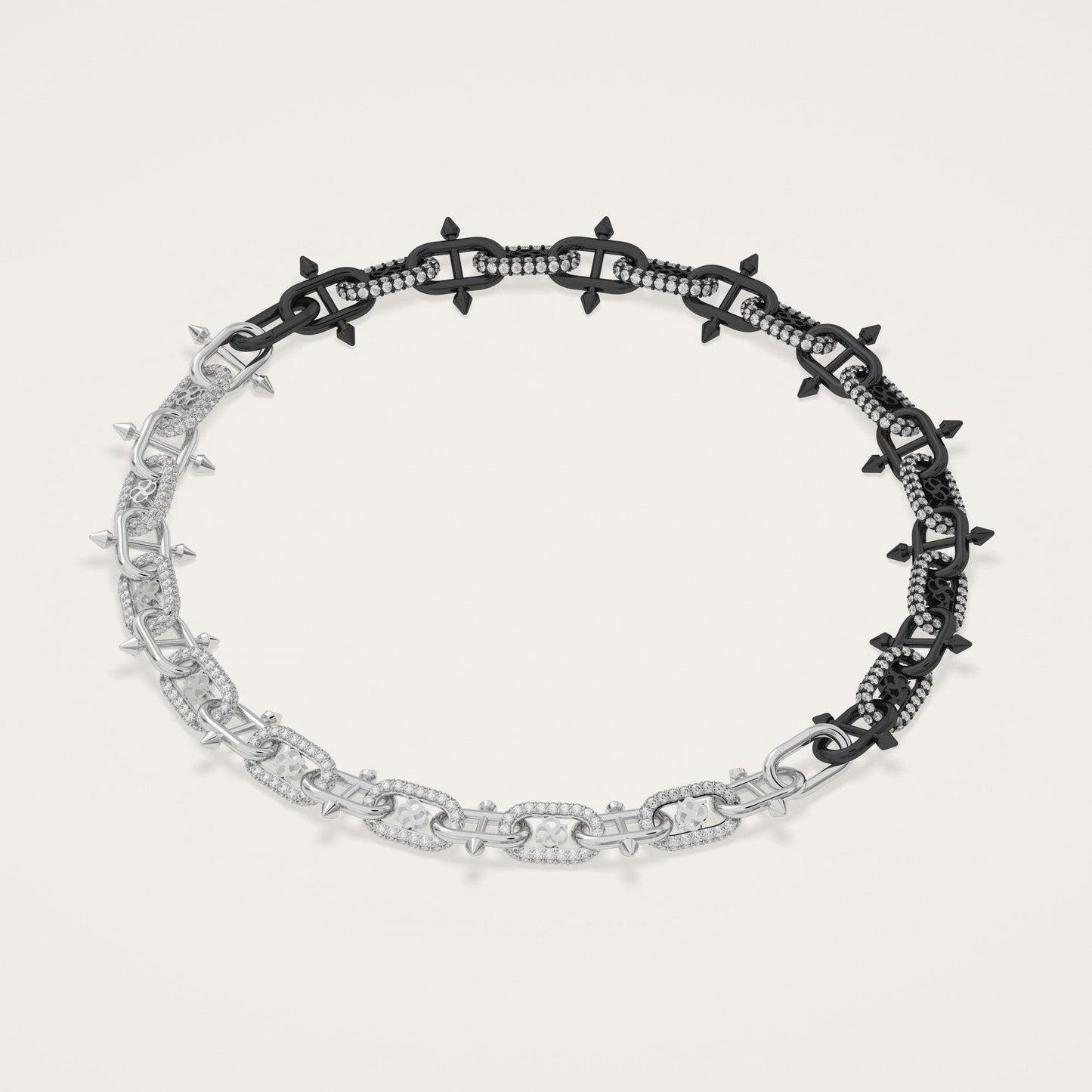ÉPINGLE Necklace Encrusted