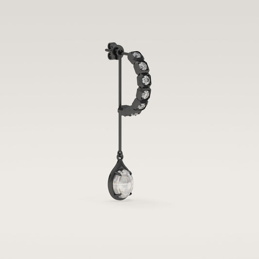 ROCK Diamond Pendant Earring