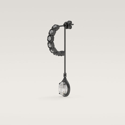 ROCK Diamond Pendant Earring