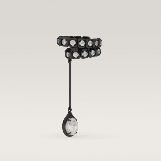 ROCK Diamond Pendant Earcuff