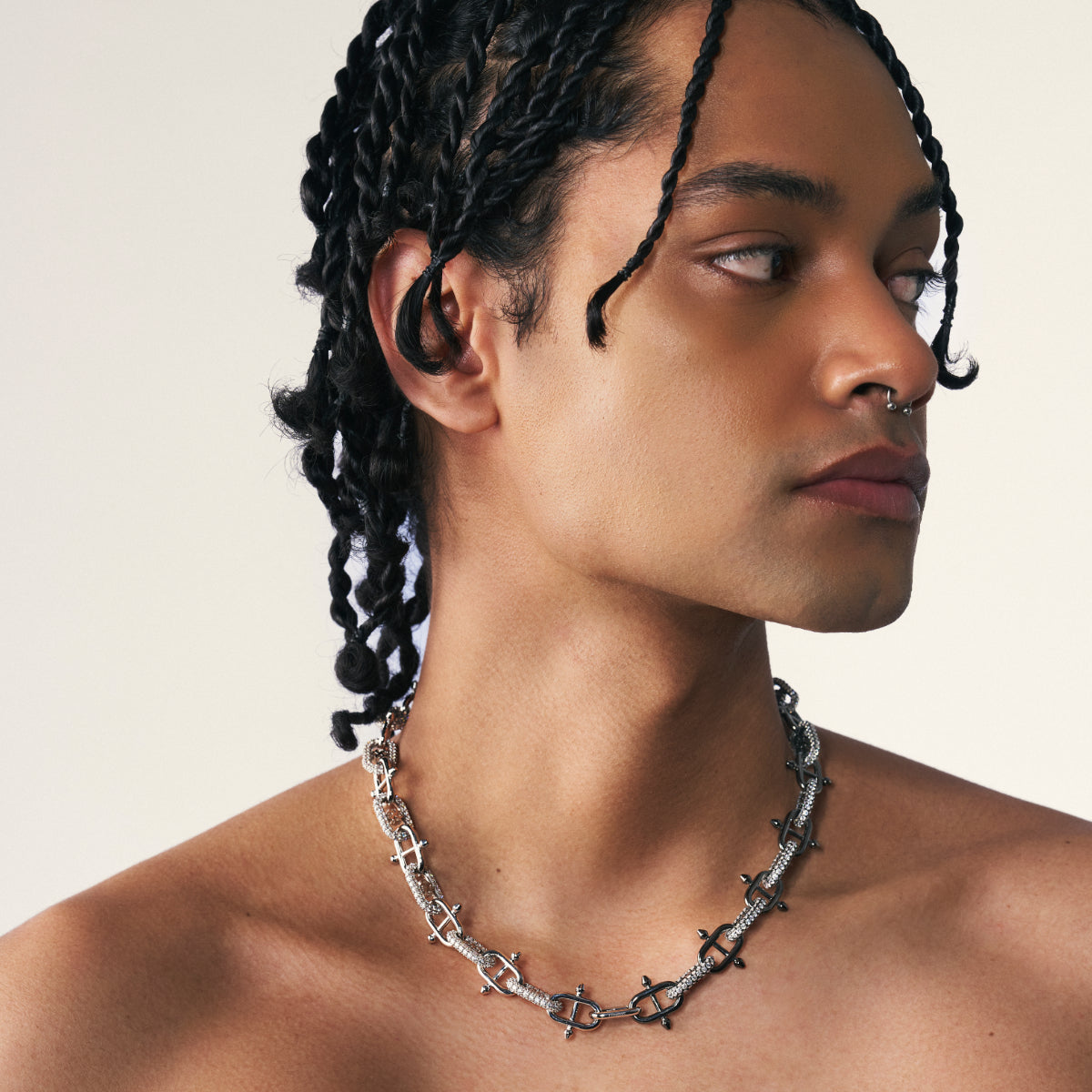 ÉPINGLE Necklace Encrusted