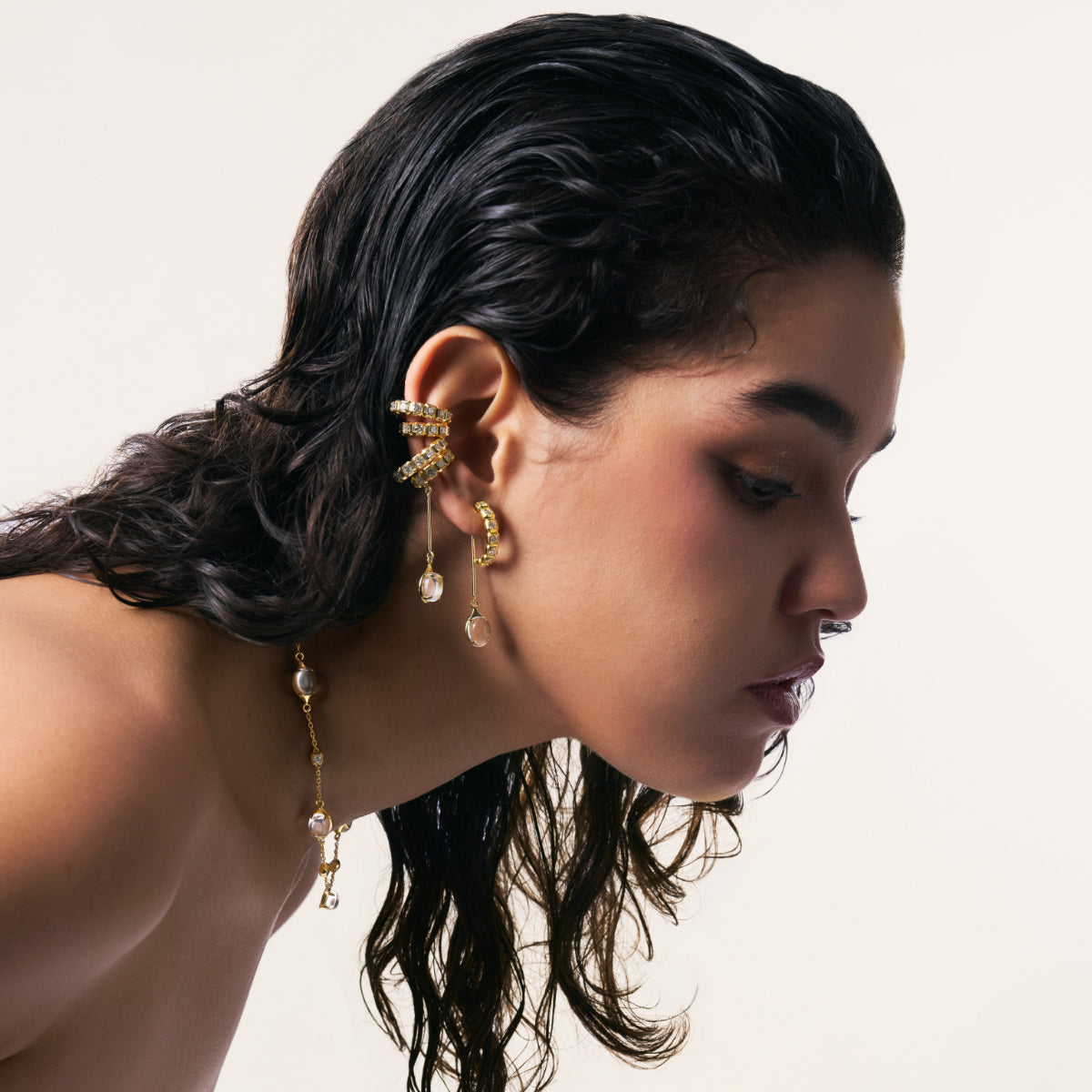 ROCK Diamond Earcuff
